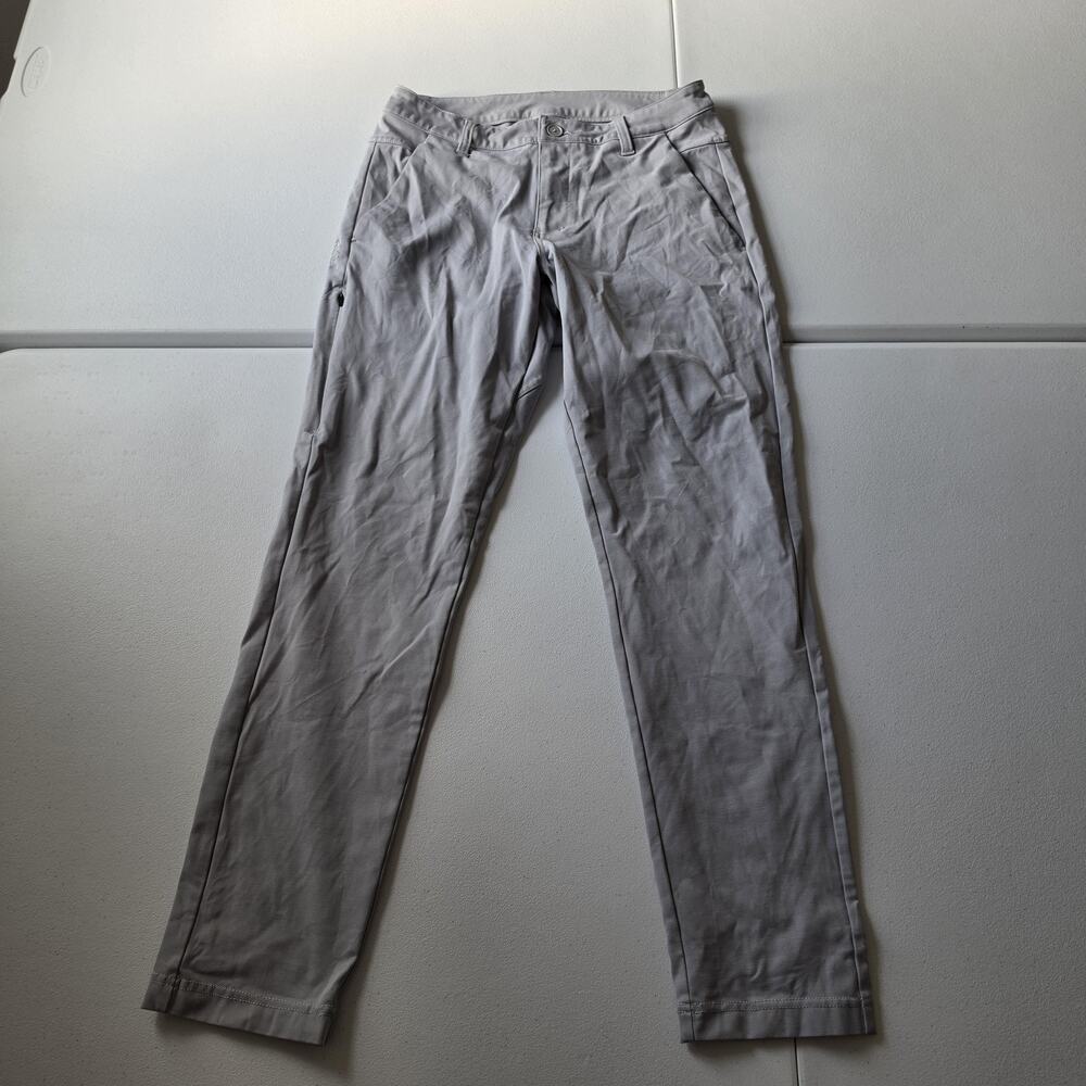BYLT Pants Mens 31x30 Gray Performance Stretch Chino Straight Leg Travel Casual
